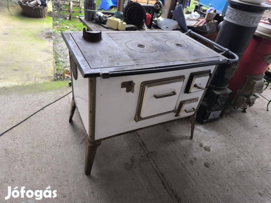 Régi fehér Salgó sparhelt