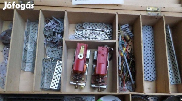 Régi fém építő játék Trix német 60-as évek