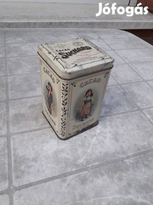 Régi fém kakaósdoboz - Suchard