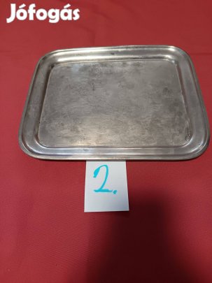 Régi fém tálca tartó dekoráció eladó !! 2