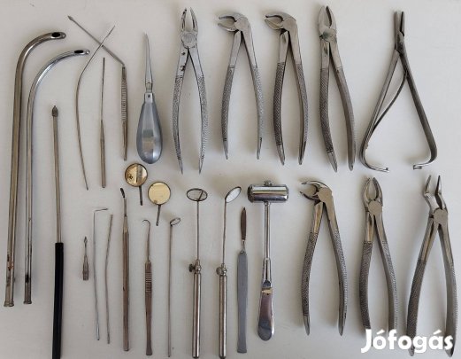 Régi fogorvosi eszközök