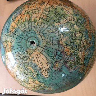 Régi földgömb dekorációnak, fotózáshoz
