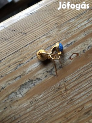 Régi fülbevaló kék szeder üvegkövekkel 25000 Ft