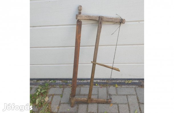 Régi fűrész, fa fűrész