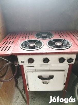 Régi gázpalackos tűzhely