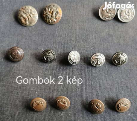 Régi gomb gyűjtemény