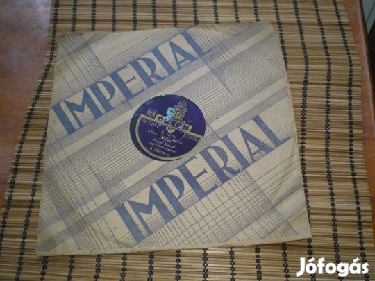 Régi gramofonlemez Palotti Marcel A tánc Tiltott dal