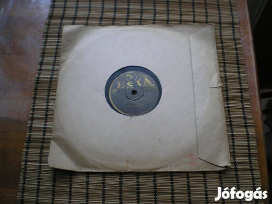 Régi gramofonlemez Verdi Egyveleg a Traviátából sima borító Esta