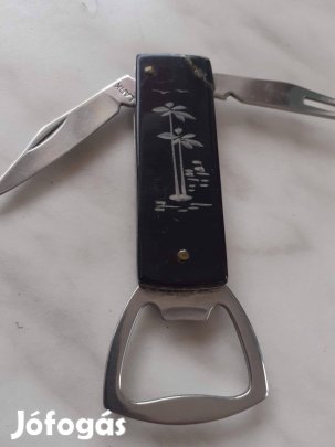 Régi gyöngyházberakásos univerzális nyitó különleges darab