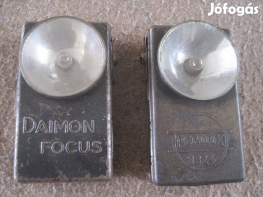 Régi háborús zseblámpa Daimon Focus és Pertrix 3324