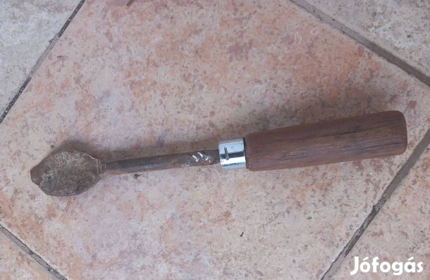Régi hagymaszedő kanál, vas