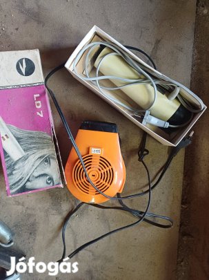 Régi hajszárító egyben.