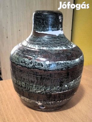 Régi iparművészeti kerámia lámpatest, jelzett