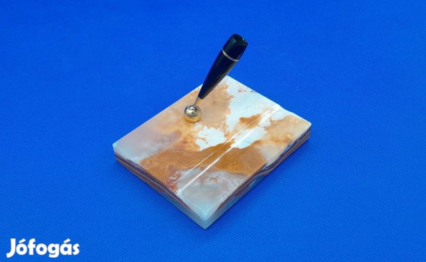 Régi íróasztali márvány tolltartó