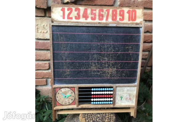 Régi iskola tabla , oktatási eszköz 8500 Ft