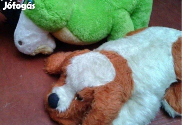 Régi játék kutya dínó nagy méret