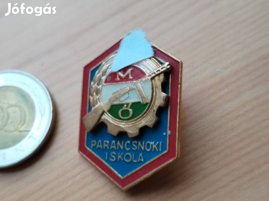 Régi jelvény "Munkásőr Parancsnoki Iskola"