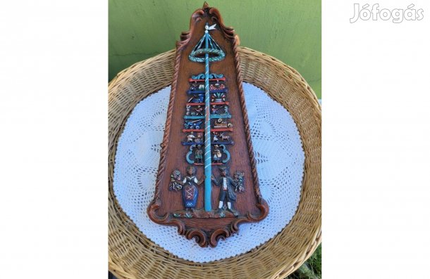 Régi jelzett 3D-s viasz kép