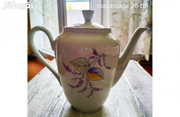 Régi jelzett (repülőjeles) német teáskészlet 6 személyes