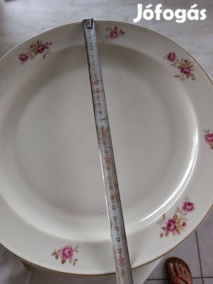 Régi jelzett német porcelán süteményestál