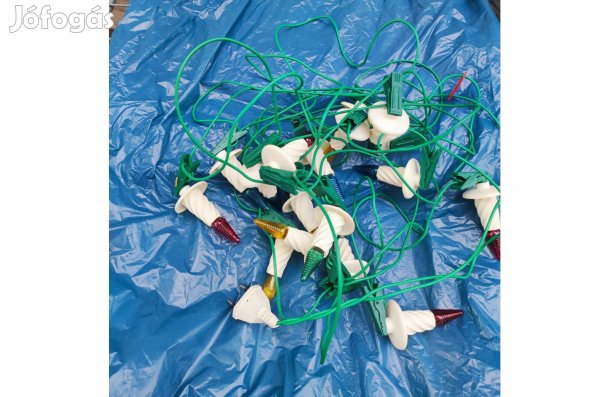 Régi karácsonyfa izzósor eladó