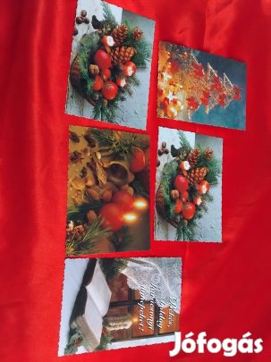Régi karácsonyi képeslapok postatiszta, nincs megírva