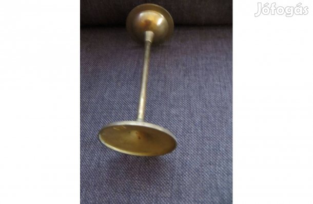 Régi karcsú sárgaréz gyertyatartó 18 cm magas Gilde