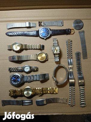 Régi karórák-óraszíjak.