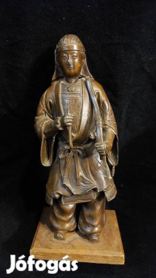 Régi keleti harcos alak , szobor