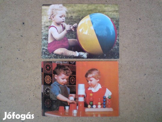 Régi képeslap : Gyerekfotók