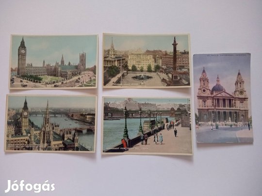 Régi képeslap csomag London