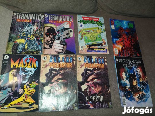 Régi képregények Terminátor, Aliens, Spawn stb eladó 