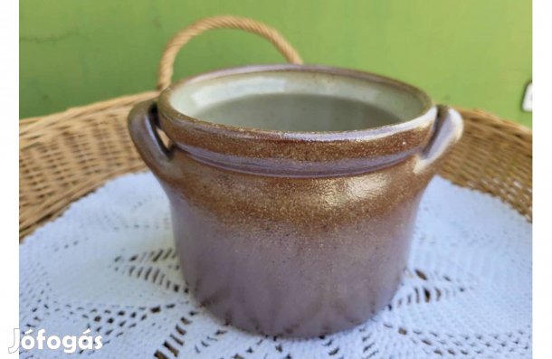 Régi kerámia füles edény
