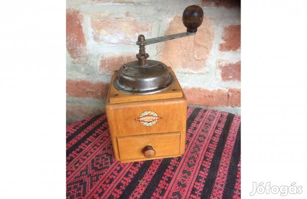 Régi kézi kávédaráló 5200 ft:Lenti