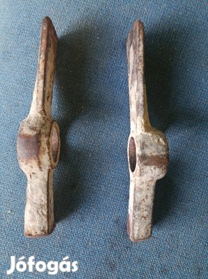 Régi kőműves kalapács fej 2 db