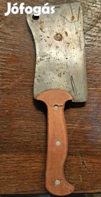 Régi konyhai eszköz mini bárd húsvágó bárd 22 cm