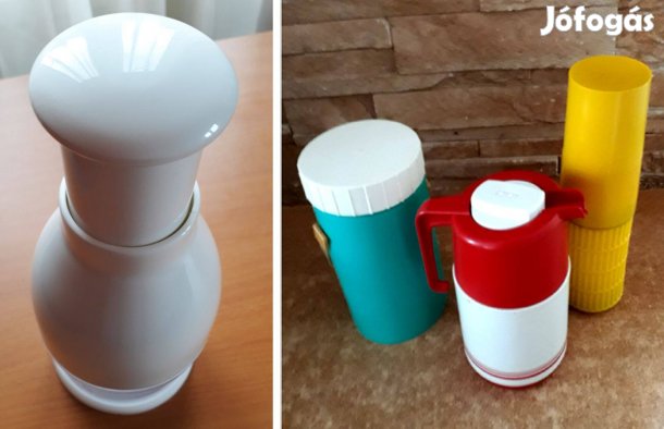 Régi konyhai használati tárgyak, megkímélt, hibátlan állapotban