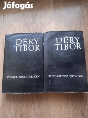 Régi könyv Déry Tibor Theokritosz Újpesten 2 kötet
