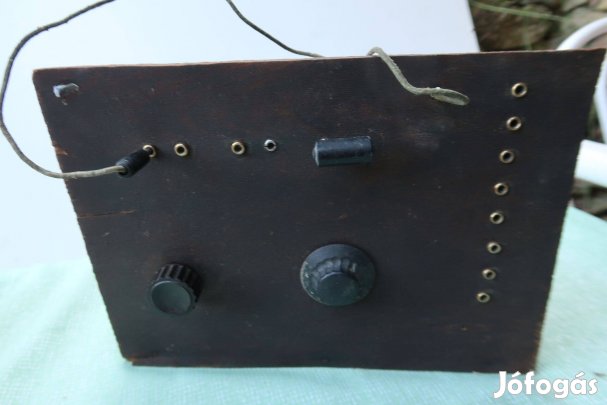 Régi korabeli amatőr detektoros rádió detektorral