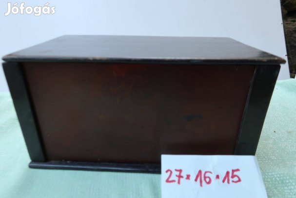 Régi korabeli amatőr rádióhoz szép doboz előlapjával