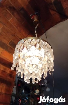 Régi kosaras kristálycsillár