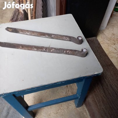 Régi kovácsolt vas ajtópánt 38 cm