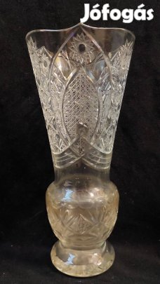 Régi kristály váza