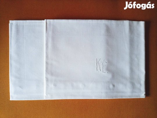 Régi különleges bordűrös nagypárna huzat hibátlan