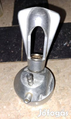 Régi különleges formájú alumínium szódásszifon fej