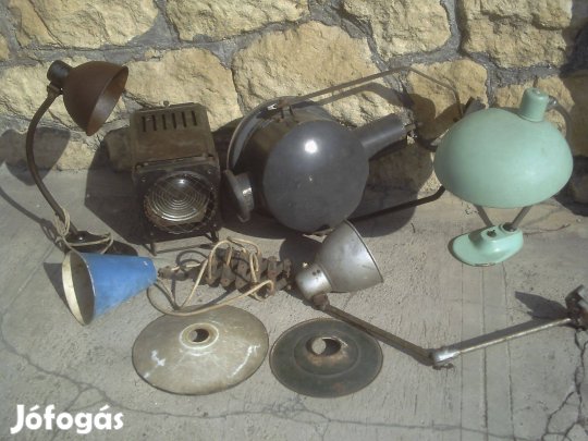 Régi lámpák egyben eladók