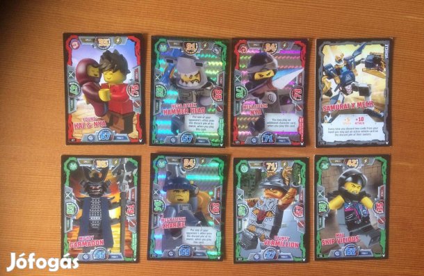 Régi lego gyűjtőkártya 8 db egyben 1800 ft