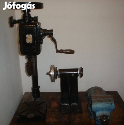 Régi lendkerekes asztali fúrógép eladó