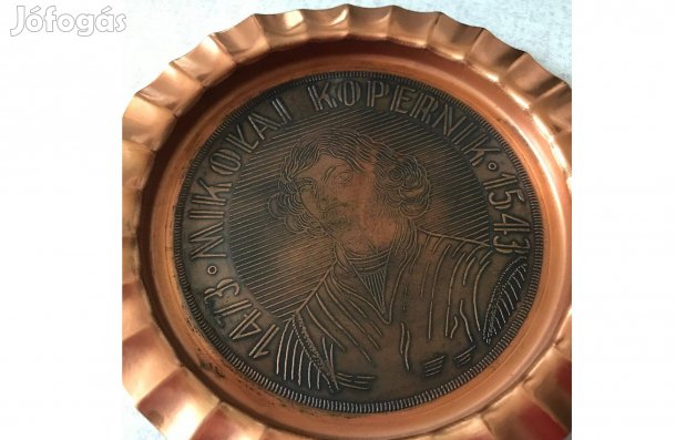 Régi lengyel fém tálka