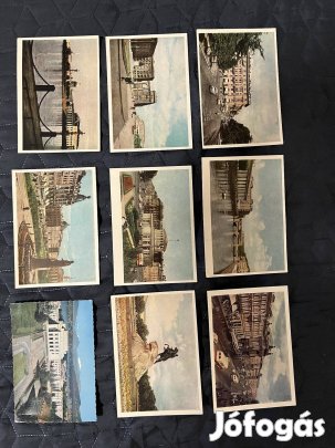 Régi leningrádi képeslap gyűjtemény - 50-60-as évek, 9 db